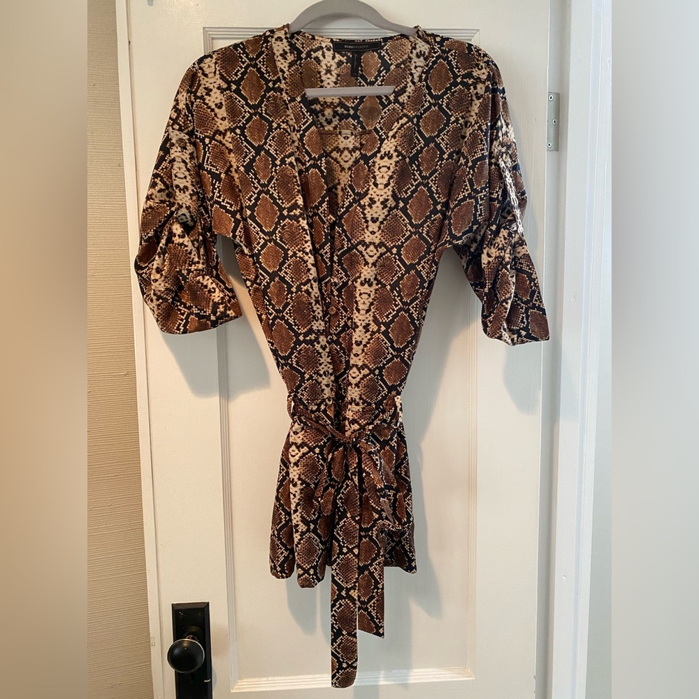 BCBG Animal Print Romper